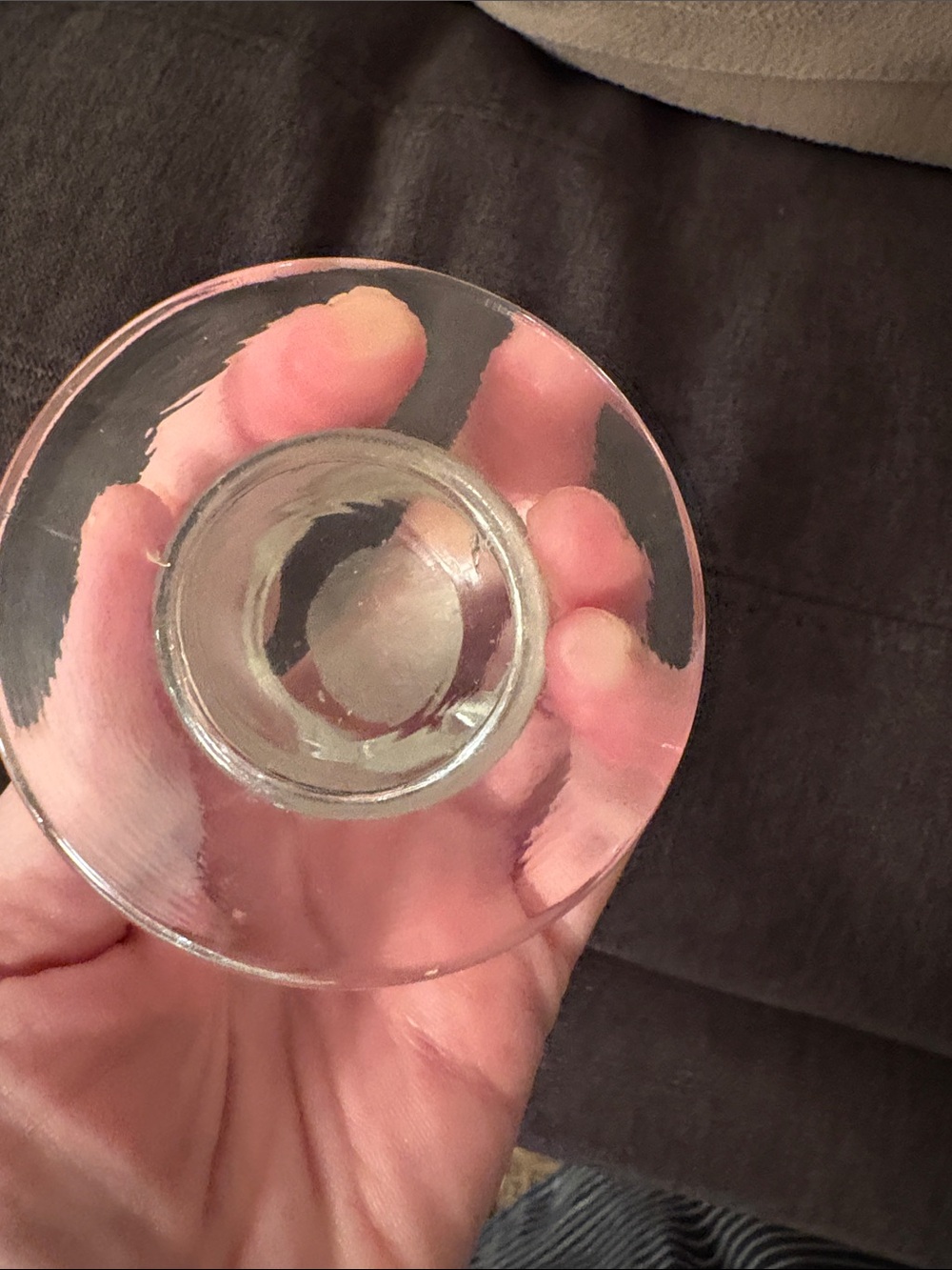 Vintage Clear Glass Bottle Stopper - Picture 3 of 5